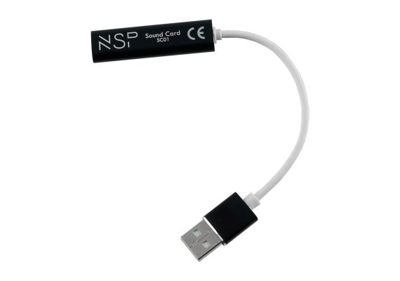 NSP SC01 Εξωτερική κάρτα ήχου USB για PC / MAC / Linux / Android / PS