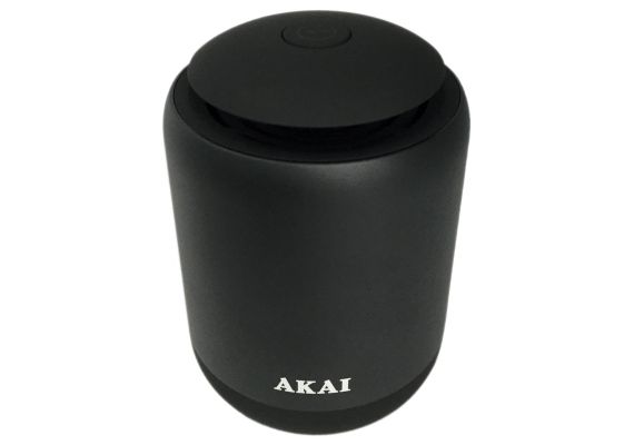 AKAI ABTS-S4 ΜΕΤΑΛΛΙΚΟ ΗΧΕΙΟ BLUETOOTH ΜΕ LED, USB, SD ΚΑΙ AUX – 5W