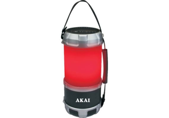 AKAI ABTS-S38 ΦΟΡΗΤΟ ΗΧΕΙΟ BLUETOOTH ΠΟΛΥΧΡΩΜΟ ΦΑΝΑΡΙ LED ΚΑΙ POWERBANK 19W