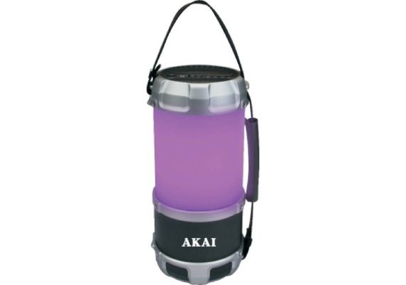 AKAI ABTS-S38 ΦΟΡΗΤΟ ΗΧΕΙΟ BLUETOOTH ΠΟΛΥΧΡΩΜΟ ΦΑΝΑΡΙ LED ΚΑΙ POWERBANK 19W