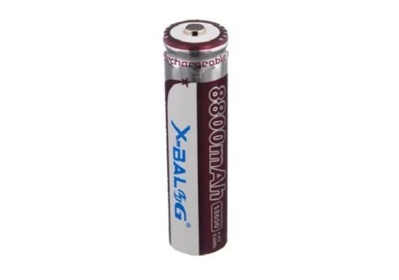 Επαναφορτιζόμενη μπαταρία 18650 - 8800mah - X-BAL