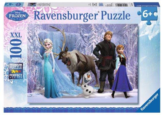 Παζλ 100 Κομματιών Frozen Disney XXL Το Βασίλειο του Χιονιού