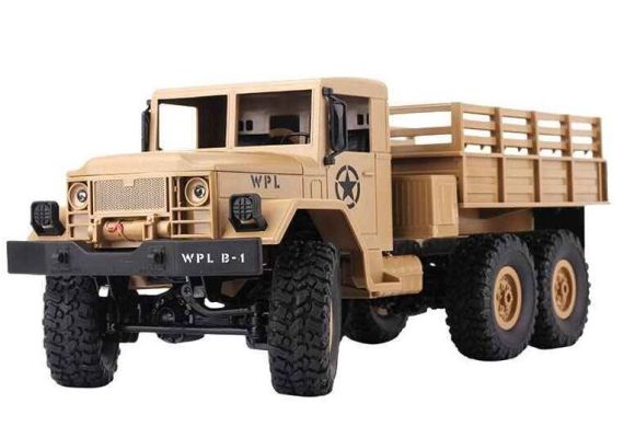 Τηλεκατευθυνόμενο US Army Truck WPL-B16R 6x6 κλίμακας 1:16 Μπεζ