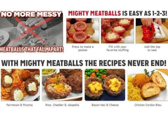 Εργαλείο Για Τέλεια Γεμιστά Κεφτεδάκια Mighty Meatballs