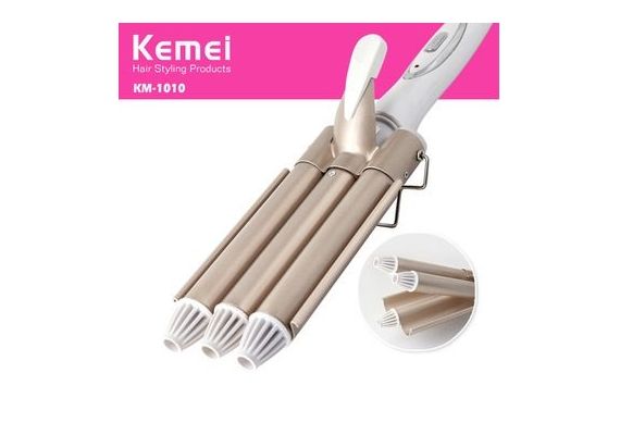 Τριπλή Ηλεκτρική Πρέσα για Κυματιστό Look - KEMEI KM1010 IONIC