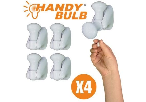 Ασύρματη Κινητή Λάμπα Led Σετ 4 Τεμαχίων- Handy Bulb