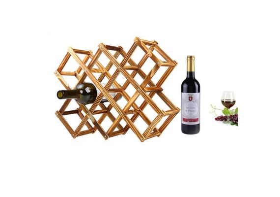 Ξύλινη Κάβα Κρασιών - Folded Wine Shelf