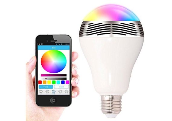 Λάμπα Bluetooth LED 6W & Ηχείο 3W E27 για Android & iOS - Smart Led Bulb