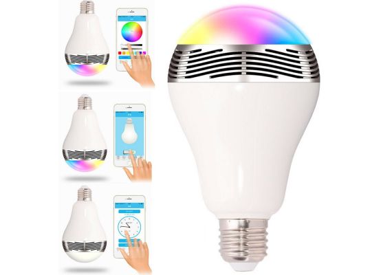 Λάμπα Bluetooth LED 6W & Ηχείο 3W E27 για Android & iOS - Smart Led Bulb
