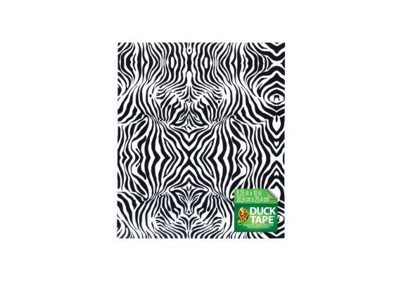 Duck Tape Sheets Stylish Zebra - 21εκ x 25,4εκ