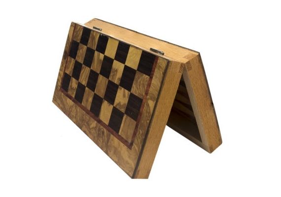 ​Τάβλι - Σκάκι Εκτύπωσης Ελιάς 21x21cm RUA-MAT