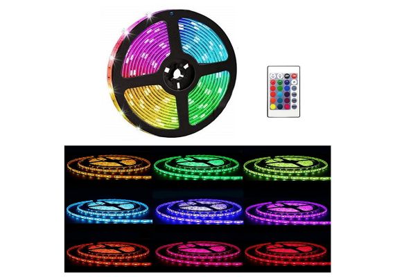 Αδιάβροχη Ταινία LED 5 μέτρων RGB με τηλεχειριστήριο