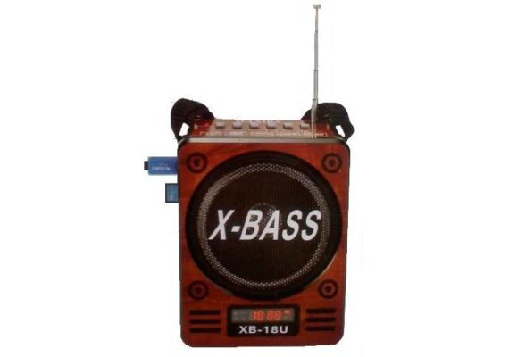 Φορητό Mp3 player / radio με ηχείο 1.5w X-BASS WAXIBA XB-18U