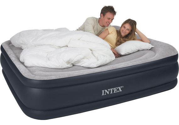 Στρώμα ύπνου φουσκωτό βελούδινο 152x203x48 cm DELUXE TWIN INTEX 66738