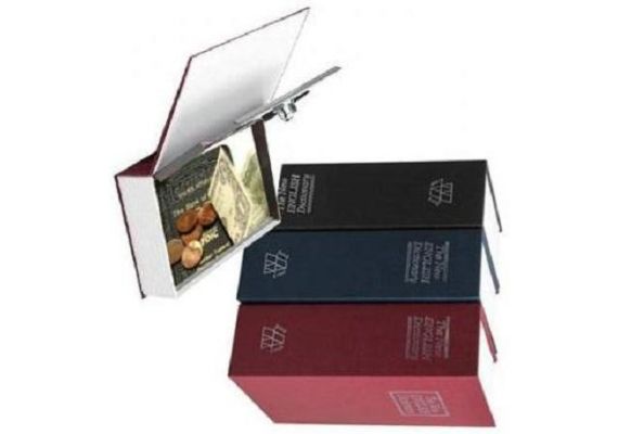 Χρηματοκιβώτιο βιβλίο κρύπτη τιμαλφών 18×11×5,5 cm με κλειδί Book Safe Dictionary