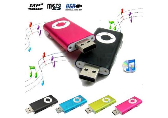 Mini Portable Mp3 Player microSD - USB Memory Stick