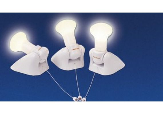 ​Ασύρματη κινητή λάμπα Led 4 τεμαχίων Handy Bulb