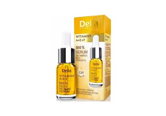​Ορός 100% Serum Προσώπου με βιταμίνες A + E + F Delia Cosmetics