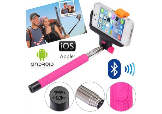 ​Πτυσσόμενο Μπαστούνι Κάμερας για Φωτογραφίες Bluetooth Wireless Monopod Selfies GOSHOT Q2
