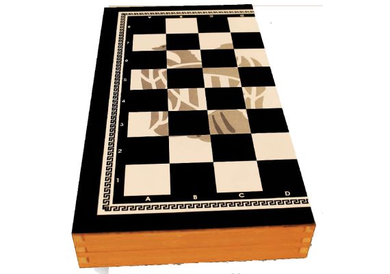 Τάβλι - Σκάκι ΠΑΟΚ 50X50X7 cm τύπου φορμάικα 1048ΓΚΠΑΟΚ
