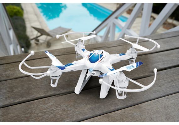 WiFi Τηλεκατευθυνόμενο Ελικόπτερο Quadcopter 6 Axis Gyro 2.4GHz με HD Camera LEADHONOR  LH-X8 WF