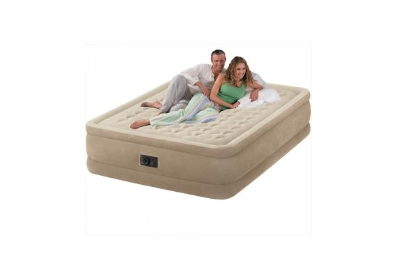 Στρώμα ύπνου 152x203x46cm με τρόμπα και σάκο μεταφοράς INTEX Ultra Plush Bed 64458