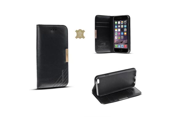 Θήκη για κινητό iPhone 5/5s από γνήσιο δέρμα Kalaideng Royale II Black