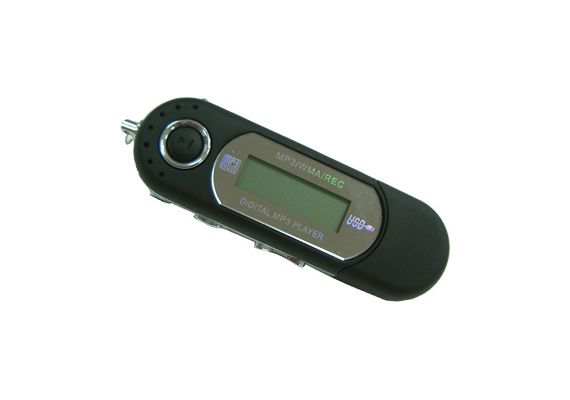 Portable Mp3 Player 4GB USB Stick Mαύρο OEM GA036
