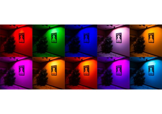 ​Προβολέας RGB LED 30W Αδιάβροχος με Τηλεχειρισμό & Εναλλασσόμενο Πολύχρωμο Φωτισμό OEM 4130