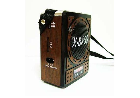 Φορητό Mp3 player/radio με ηχείο 1.5w WAXIBA XB-16U