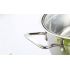 Κατσαρόλα με γυάλινο καπάκι 26 cm Stainless steel OEM Fenvo FHHG01