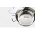 Κατσαρόλα με γυάλινο καπάκι 26 cm Stainless steel OEM Fenvo FHHG01