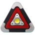 ​Φωτιζόμενο Τρίγωνο Ασφαλείας Αυτοκινήτου &  Επαναφορτιζόμενος Φακός Εργασίας Hurry bolt HB-6609