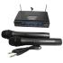 Επαγγελματική Συσκευή Karaoke VHF με Δύο Ασύρματα Μικρόφωνα DIGITAL WVNGR WG-006