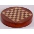 Σκάκι ξυλινο στρογγυλό με 2 συρτάρια και μαγνητικά ξύλινα πιόνια MODIANO