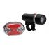Αδιάβροχος φακός 5 LED ποδηλάτου Head Light συν πίσω φως ασφαλείας ποδηλάτου με Kόκκινα 9 LED MX-128
