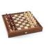 Τάβλι - Σκάκι χειροποίητο 41x41cm από ξύλο ελιάς και disign σε χρώμα ξύλου καρυδιάς Μανόπουλος STP36E