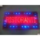 Φωτιζόμενη LED πινακίδα καταστημάτων (Ristoranti = εστιατόριο στα ιταλικά)