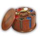 Περιστρεφόμενο ξύλινο σετ Rotary από καρυδιά, σε καφέ χρώμα Poker No222