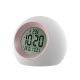 Ρολόι θερμόμετρο Telco Mod. E0325 Λευκό - Ροζ - Ένδειξη θερμοκρασίας - ημερομηνίας - ώρας με ήχους φύσης για χαλάρωση - Ηρεμία - Απολαυστικό ύπνο