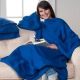 Κουβέρτα φλις ζεστή με μανίκια για γυναίκες - άνδρες για τις κρύες μέρες του χειμώνα [ΤΕΛΕΥΤΑΙΑ ΤΕΜΑΧΙΑ]