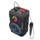 Multimedia Σύστημα Bluetooth V5.0 Karaoke LED - Φορητό Ηχείο με ενσύρματο μικρόφωνο και micro SD