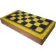 ​Τάβλι - Σκάκι ΑΕΚ Οξιά Μαύρο/Λευκό 48Χ48cm SuperGifts 501105