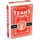 ​Τράπουλα Πλαστική Κόκκινη 100% PVC Dal Negro Texas Poker Index 2 Red