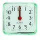 Επιτραπέζιο Αναλογικό Τετράγωνο Ρολόι-Ξυπνητήρι με μπαταρίες 6x5,5cm QUARTZ Πράσινο